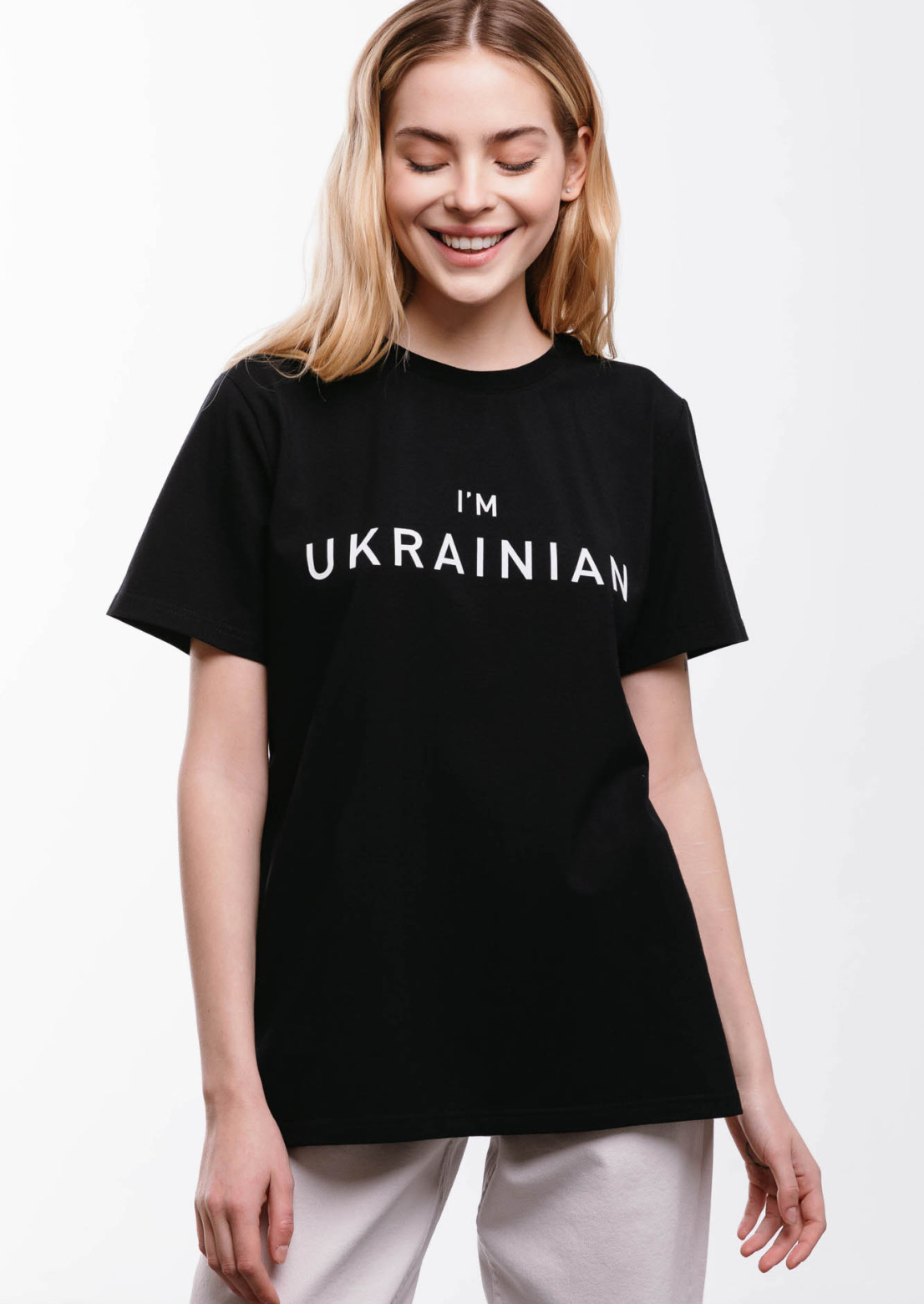 Футболка "I'm Ukrainian" чёрная